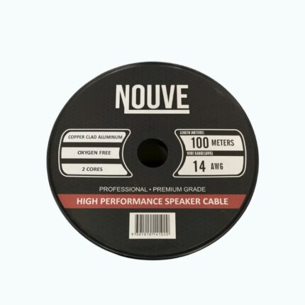 Nouve 14 AWG In-Wall Speaker Cable 50m Pure Copper (2-Core)