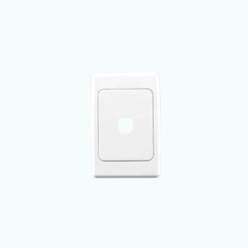 1 Gang Grid & Plate – White