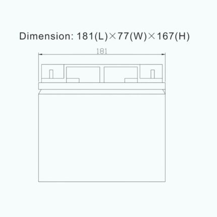 Aus Cell No.1 12V22Ah Sealed Lead Acid Battery | CJ12-22