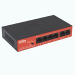 4 Port POE With 4FE + 2FE Uplink Ports 250M Long Range PoE Switch WI-PS205H