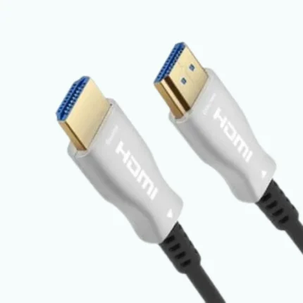 4k uhd display using fiber hdmi cable