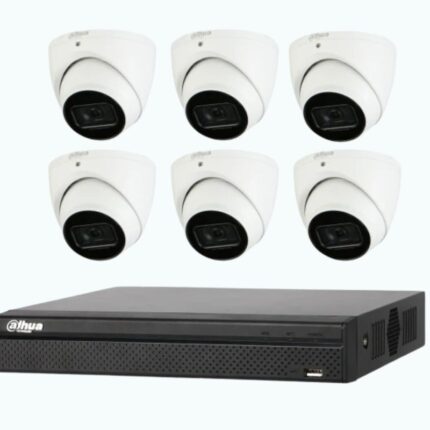 Dahua 6MP Starlight CCTV Kit – 6 Cameras + 8 Channel NVR