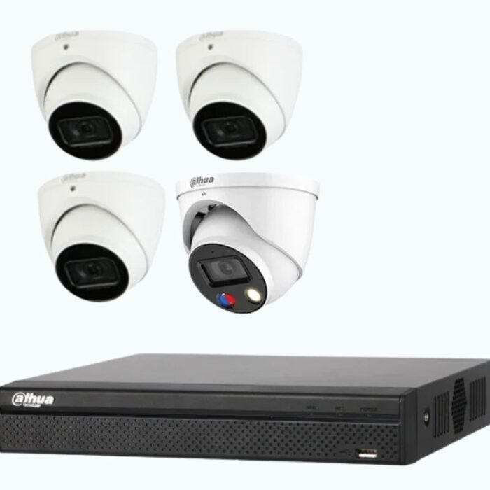 Dahua 6MP Starlight CCTV Kit with TIOC – 4 Cameras + 4 Channel NVR