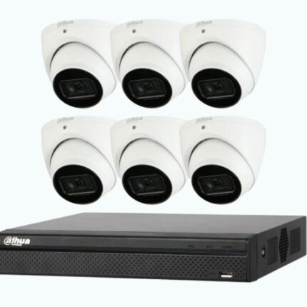 Dahua 5MP Starlight CCTV Kit – 6 Cameras + 8 Channel NVR