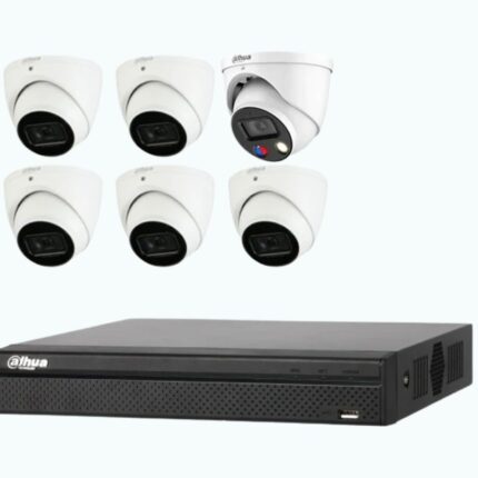 Dahua 6MP Special 1 CCTV Kit with TIOC – 6 Cameras + 8 Channel NVR