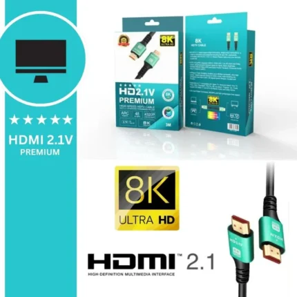 8k uhd display hdmi 2.1 cable