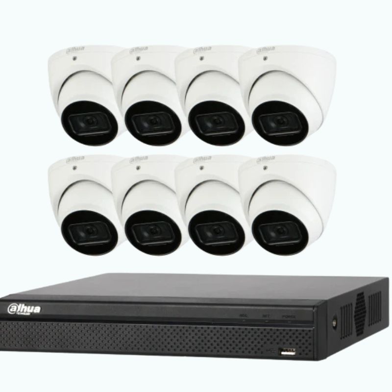 Dahua 8MP Starlight CCTV Kit – 8 Cameras + 8 Channel NVR