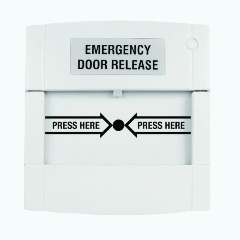 DWS200 White Resettable Emergency Door Release Switch