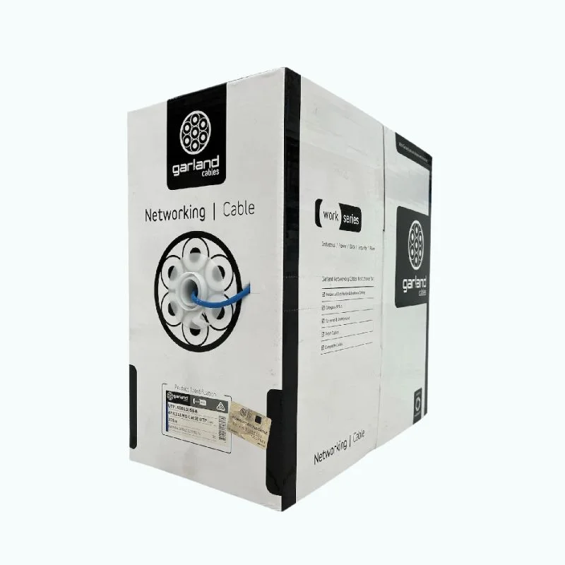 garland cat5e solid utp lan cable 305m blue garland cat5e solid utp lan cable 305m blue