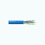 garland cat6 blue utp wire close up