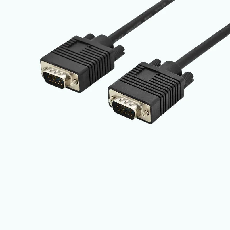 premium vga svga cable male to male 15-pin premium vga svga cable male to male 15 pin