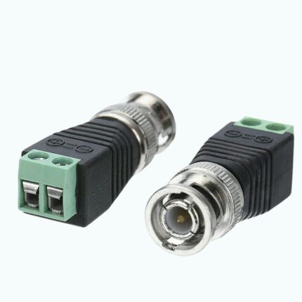 Coax CAT5 to Coaxial BNC Cable Connector for CCTV