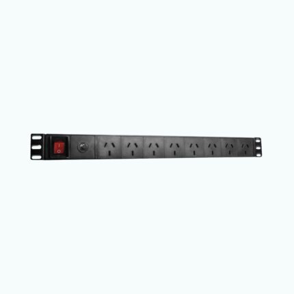 Power Rail – 8 Way 1RU 19″ Rack Mount