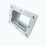 Recessed Wall Plate Box With Keystone + Brush Cover