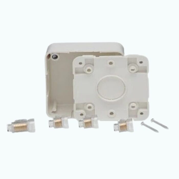 Small Junction Box with Screw Connectors