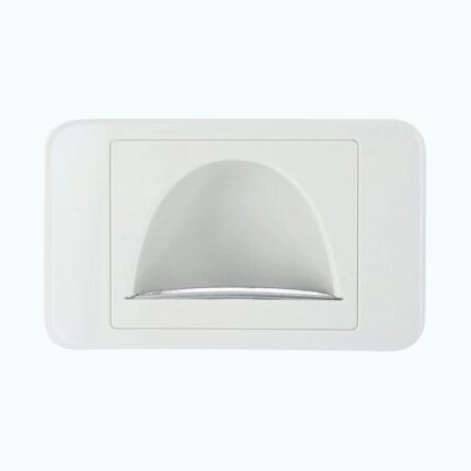 Reverse Bullnose Wall Plate – White Brush