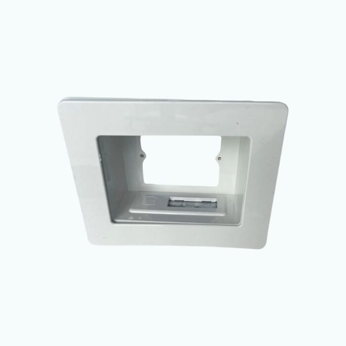 Recessed Wall Plate Box With Keystone + Brush Cover