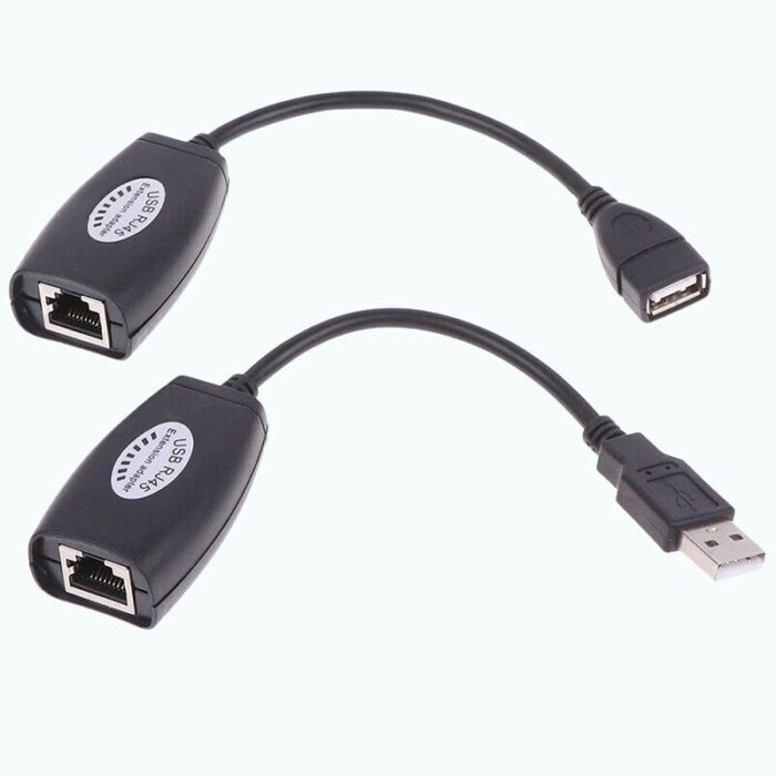 Hi-Speed USB to RJ45 Extension Adapter | Cat2 Cat5e Cat6