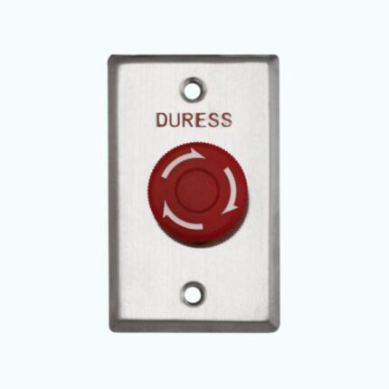 RED TWIST BUTTON “DURESS” REX BUTTON WELL2210R-DURESS