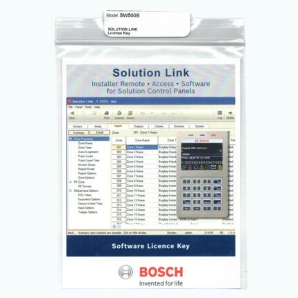 Bosch SW500B SolutionLink Programming Software License Key