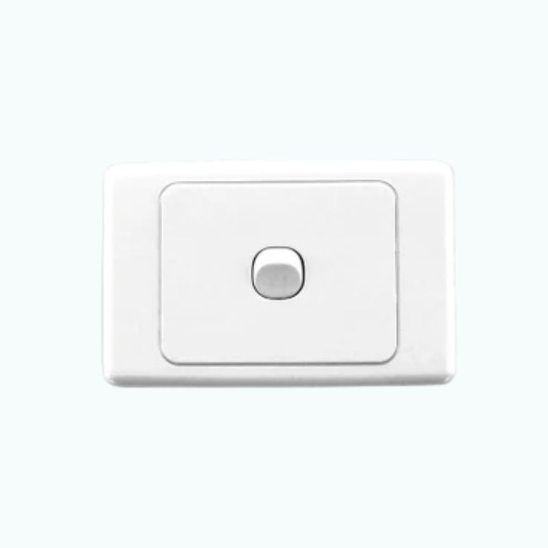 1 Gang Switch – 250V 10A White