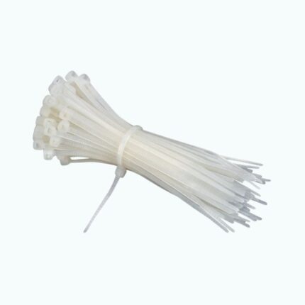 Cable Ties 5mm x 200mm WHITE – 100pcs