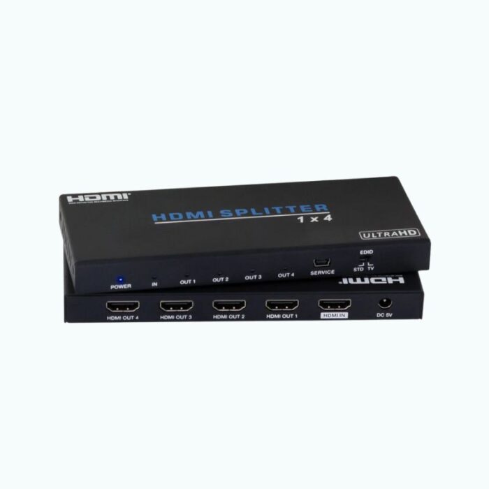 HDMI Splitter – 4Way to 4 HDCP 2.2 18G 4K with EDID Downscaling