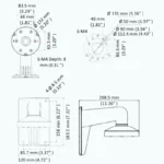 hikvision-ds-1280zj-dm8-metal-bracket