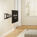 Heavy-Duty Full-Motion TV Wall Mount with Lateral Shift Wall Plate | 37”-86”