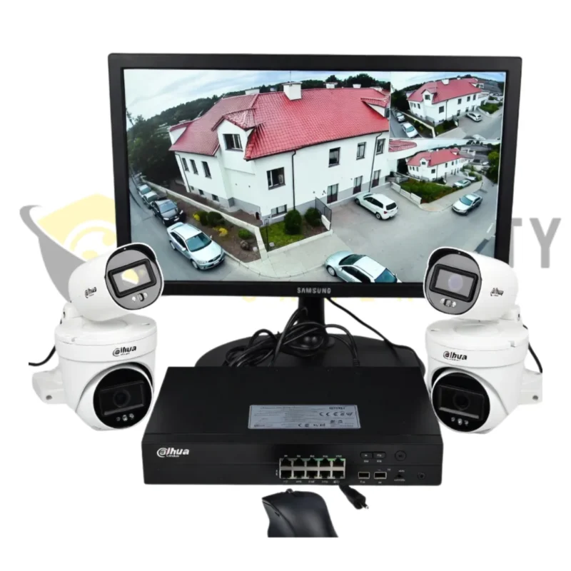 dahua 4 cameras cctv package