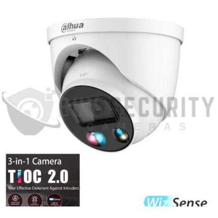 Dahua TIOC Advanced 3.0 6MP AI Deterrence Starlight IP Turret Camera 2