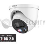 Dahua TIOC 2.0 8MP AI Active Deterrence Full color IP Turret Black Camera 2