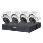 Dahua 4 x 6MP TIOC Advanced 2.0 DH-IPC-HDW3649H-AS-PV-ANZ Turret Kit 4CH NVR