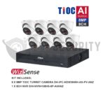 Dahua 8 x 6MP TIOC DH-IPC-HDW3649H-AS-PV-ANZ Turret Kit with 8CH AI NVR (2)