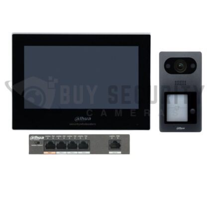 Dahua DHI-7INBLK3211D-P 7inch Touch Screen IP Intercom Kit
