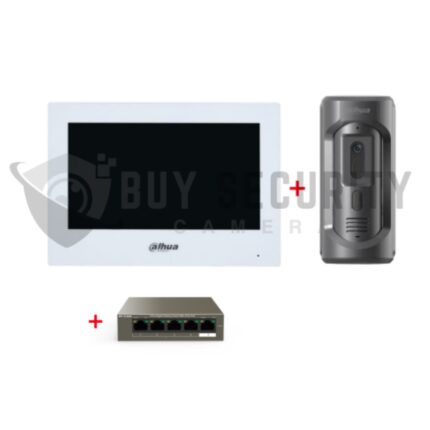 Dahua KIT-DHI-7INWHT2101E-P 7inch Touch Screen IP Intercom Kit