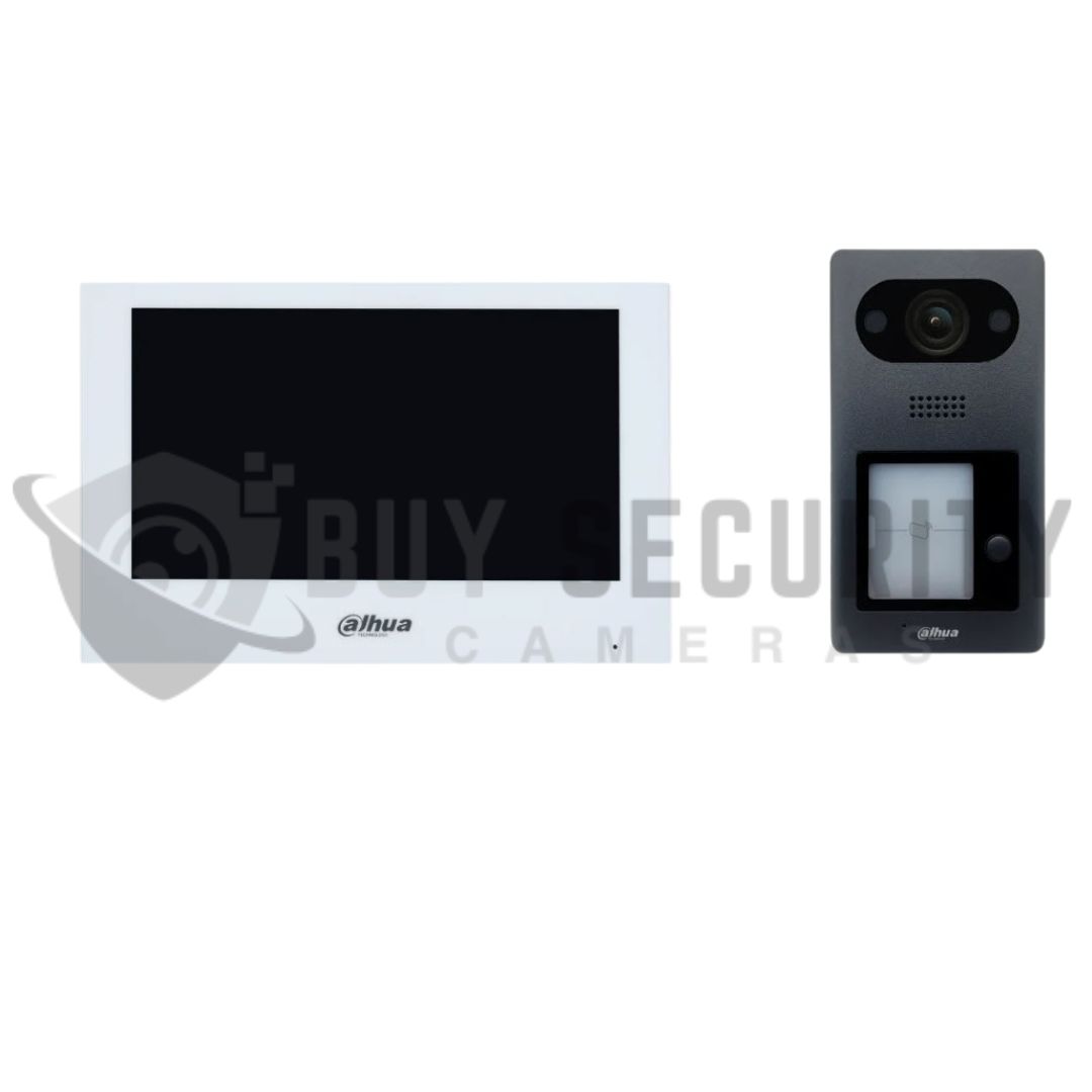 Dahua KIT-DHI-7INWHT3211D-P 7inch Touch Screen IP Intercom Kit Dahua KIT-DHI-7INWHT3211D-P 7inch Touch Screen IP Intercom Kit