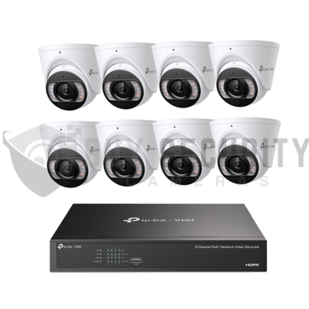 TP-Link Insight 5MP CCTV Kit 8 x IP Turret Cameras + 8CH NVR TP-Link Insight 5MP CCTV Kit 8 x IP Turret Cameras + 8CH NVR