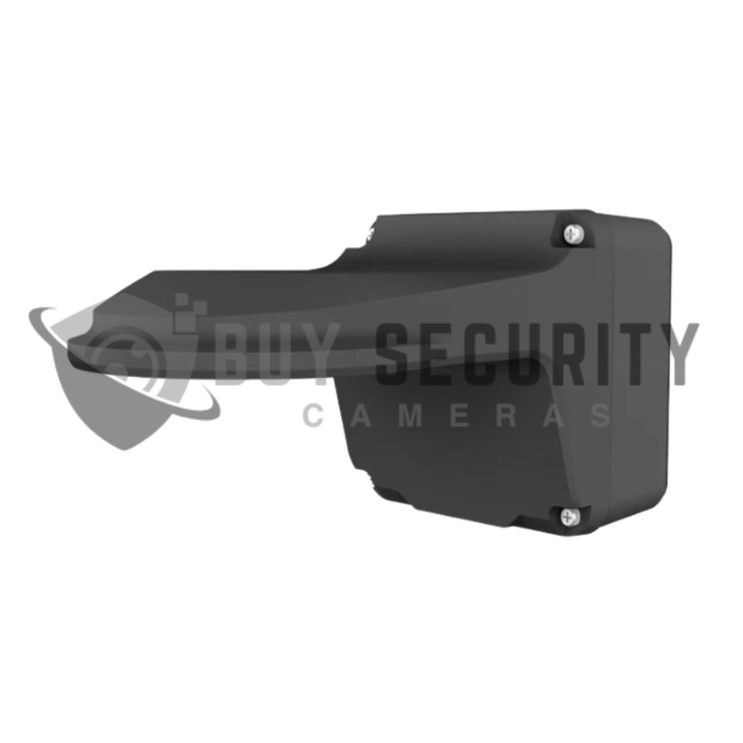 12 Uniview TR-JB07/WM03-G-IN-V2-BK Black Wall Mount Bracket with Junction Box for Dome Cameras, Aluminium Alloy Construction