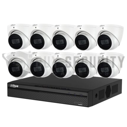 Dahua 10 x 4MP DH-IPC-HDW3466EMP-S-AUS SMD Wizsense Camera Kit