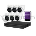 Dahua 6 x 6MP DH-IPC-HDW3666EMP-S-AUS Eyeball / Turret Kit 30m IR + 8CH NVR + 2TB HDD, Wizsense