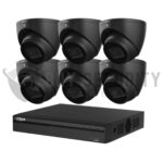 Dahua 6 x 6MP DH-IPC-HDW3666EMP-S-AUS Eyeball / Turret Kit 30m IR + 8CH NVR + 2TB HDD, Wizsense