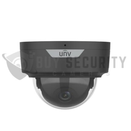 Uniview IPC326SS-ADF28K-I1-BK 6MP Prime Series LightHunter Dome Camera with 2.8mm Fixed Lens, 40m IR, Built-In Mic, IK10, IP67 & Black Finish