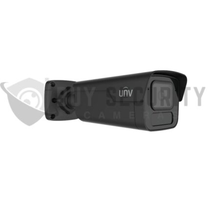 Uniview IPC2B16SS-ADF28K-I1-BK 6MP Black Bullet Camera with 2.8mm Fixed Lens, 80m IR, IP67 & Built-In Microphone