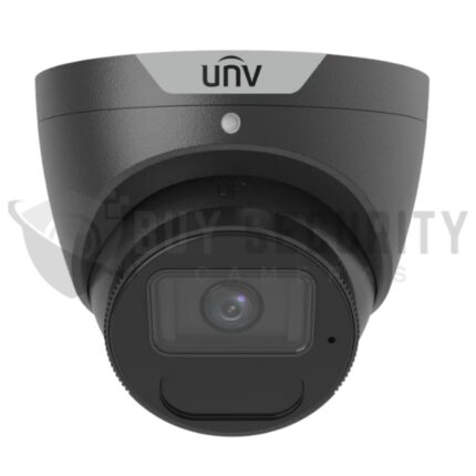 UNV 6MP LightHunter IPC3616SS-ADF28K-I1-BK Turret Camera with AI Perimeter Protection & Built-in Mic, 2.8mm Lens, IR 30m