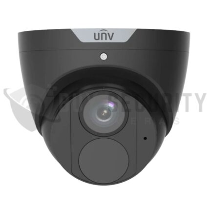 UNV 8MP EasyStar IPC3618LE-ADF28KM-H-BK Turret Camera with Built-in Mic & Smart IR, 2.8mm Lens, IR 30m