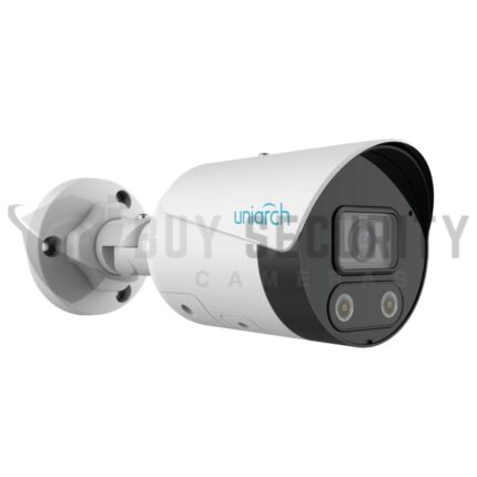 Uniarch powered by Uniview Tri-guard IPC-B1P8-AF28KC 8MP 4K Bullet Network Camera w/ Ai Filtering & LIGHT & SPEAKER