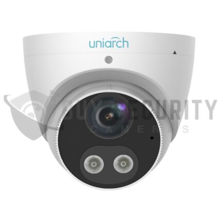 Uniarch powered by Uniview Tri-guard IPC-T1P5-AF28KC 5MP Turret Network Camera w/ AI Filtering & LIGHT & SPEAKER