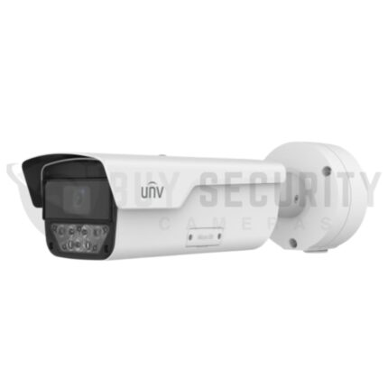Uniview 4MP ANPR PKC2641-Z80-IR-P Bullet Camera with License Plate Recognition, 8–32mm Motorised Lens, IR 50m