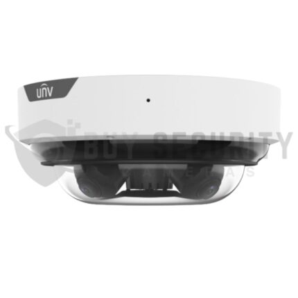 Uniview 4×5MP LightHunter IPC8645EA-ADZKM-I1 Multi-Sensor Dome Camera with Built-in Mic, 2.7–13.5mm Motorised Lens, IR 50m